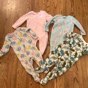 24 month fleece sleepers